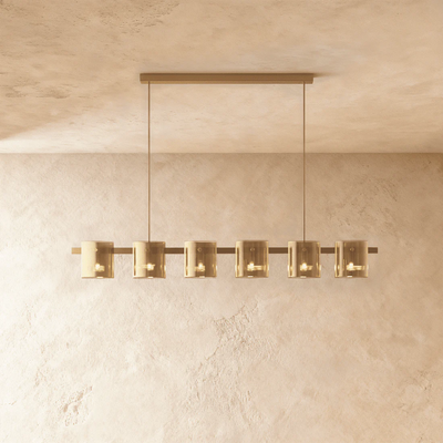 Clarion Ring Glass Chandelier