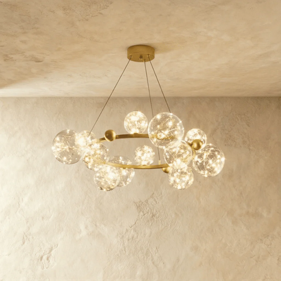 Lunelle Glass Orb Chandelier