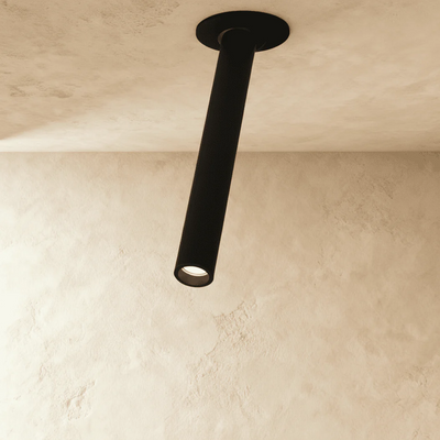 Vexo ceiling light linear form metal body