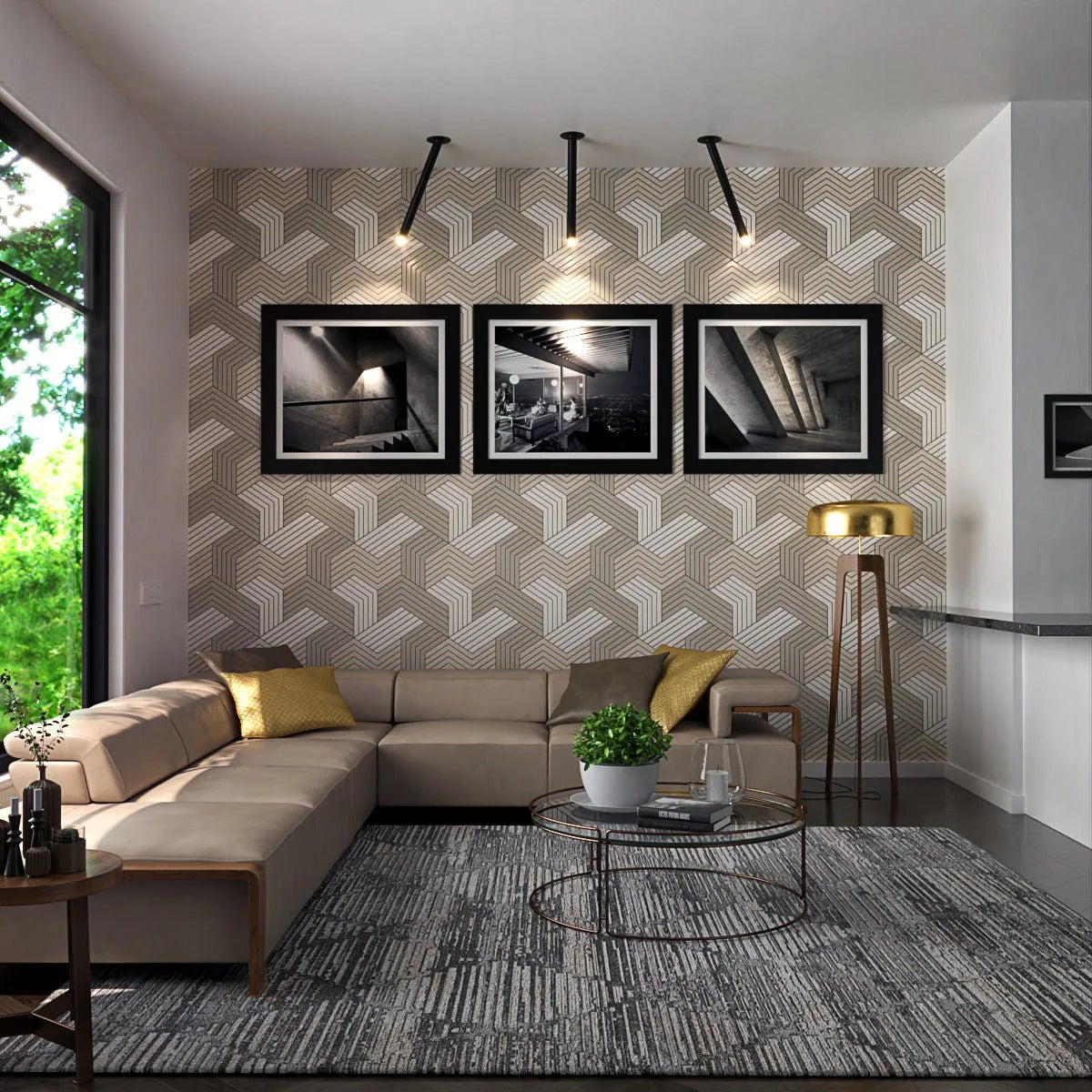 Vexo ceiling light aluminum frame detail