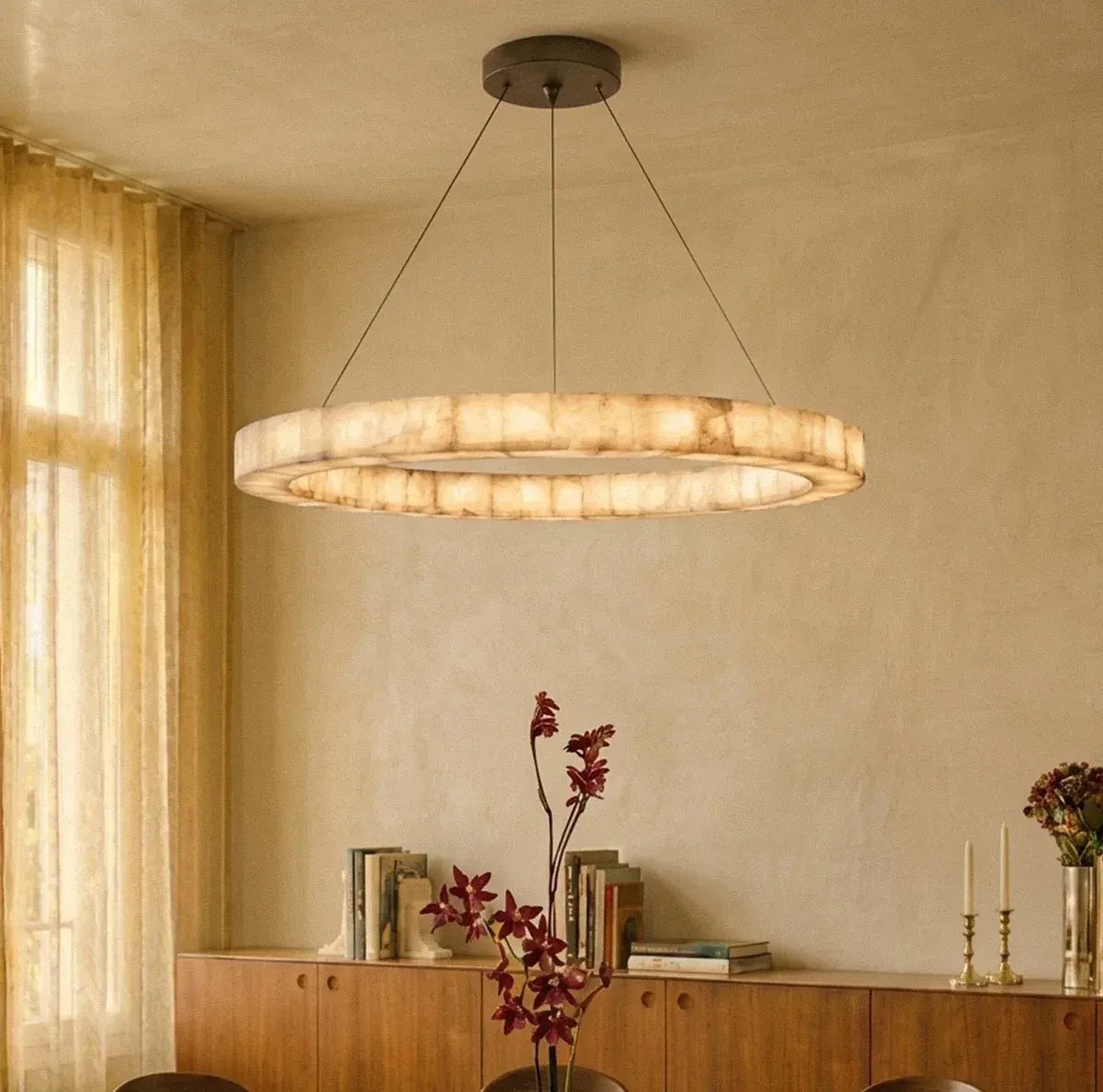 Aurex Alabaster Chandelier