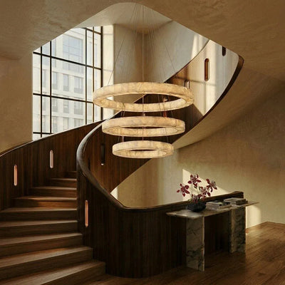 Aurex Alabaster Chandelier
