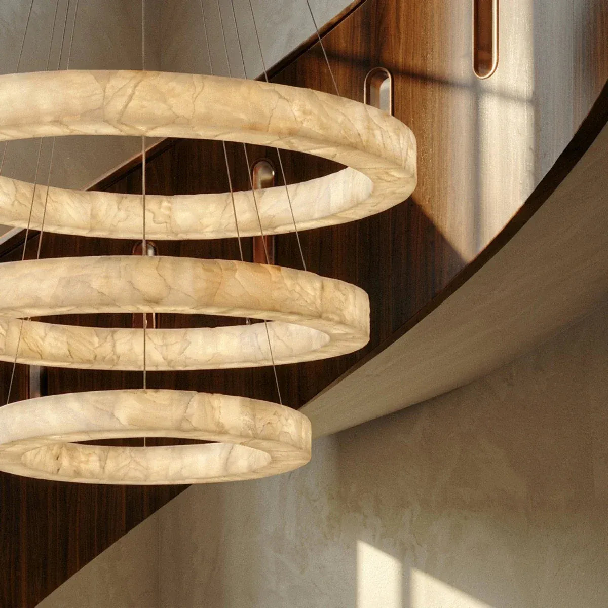 Aurex Alabaster Chandelier