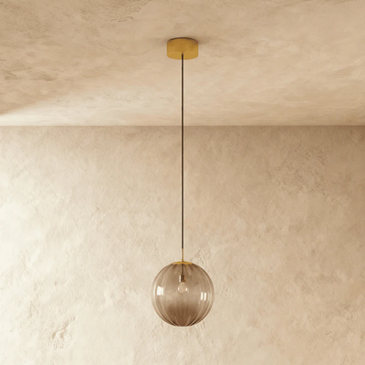 Aira glass pendant light dining area installation