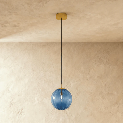 Aira glass pendant light round glass structure