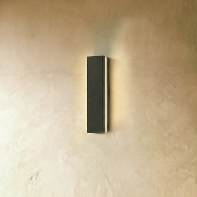Vero outdoor LED wall lamp slim aluminum body