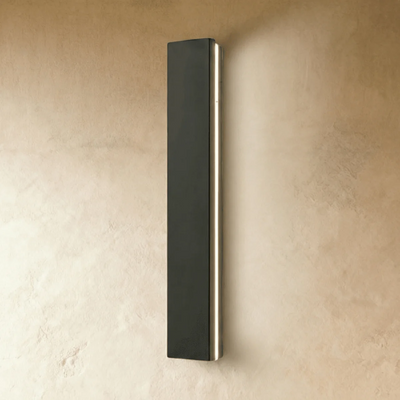 Vero outdoor wall lamp aluminum surface detail
