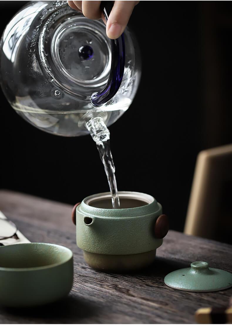 Reika Ceramic Travel Tea Set