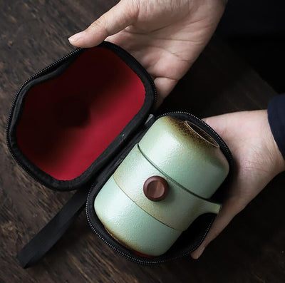 Reika Ceramic Travel Tea Set