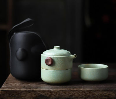Reika Ceramic Travel Tea Set