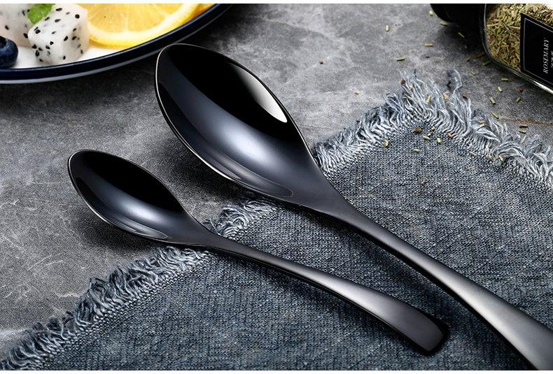 Aria Black Flatware