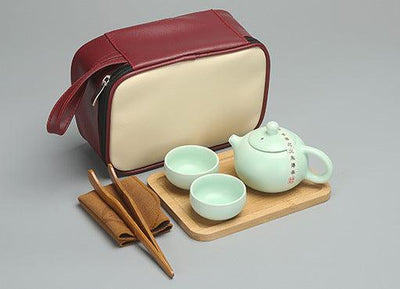 Shiori Portable Ceramic Kung Fu Tea Set