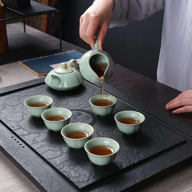 Rin Cellar Ceramic Tea Set