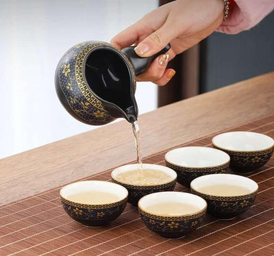Takumi Semi-Automatic Tiger Ceramic Kung Fu Tea Set